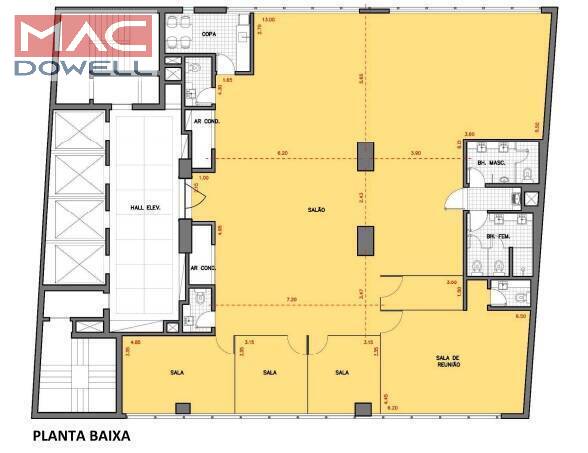 Conjunto Comercial-Sala para alugar, 305m² - Foto 20