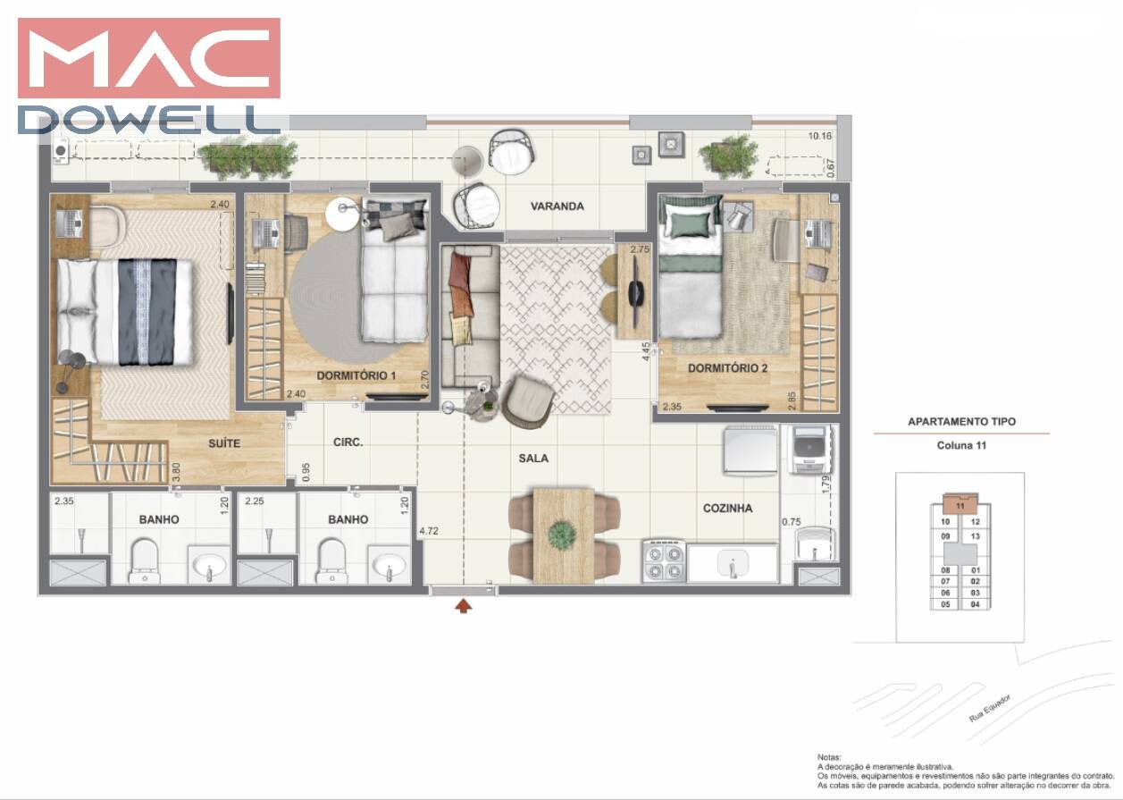 Apartamento à venda com 2 quartos, 56m² - Foto 24