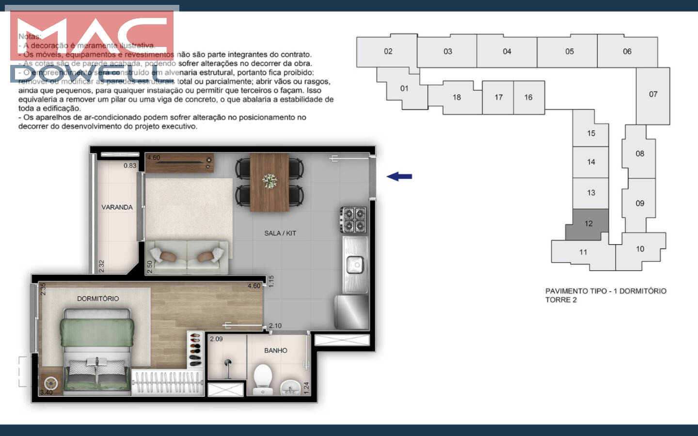 Apartamento à venda com 2 quartos, 53m² - Foto 40