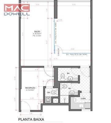 Conjunto Comercial-Sala para alugar, 250m² - Foto 14